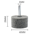 1Set Nylon Wheel Polishing Head with Handle Stainless Steel Fiber Polishing Wheel. 