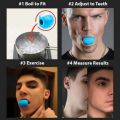 Jawline Exercise, Chewing Ball Jaw Mouth Shaper Facial Muscle Tightener, for Strengthening and Tightening Jaw and Neck Area. 