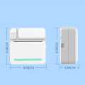Mini Printer 58mm Portable Label Printer Bluetooth Printer for Study Notes, To-Do-Lists, Journal Printing, Label Printing, Nadra-C19. 