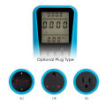 LCD Display Electricity Usage Power Meter Socket En-ergy Watt Volt Amps Wattage KWH Consumption Analyzer Monitor Outlet AC230V~250V EU Plug. 