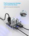 ORICO MH4UC-C3 4-Port Clear USB3.0 Hub.