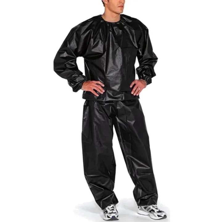 New%20Raincoat%20Exercise%20Gym%20Suit%20Heavy%20Duty%20Sauna%20Sweat%20Suit%20Fitness%20Weight%20Loss%20Anti-Rip%20For%20Fitness%20Gym%20Weight%20Loss%20Heavy%20Duty%20-%20Image%203