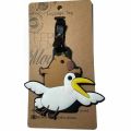 Gift Cartoon Capybara Travel Luggage Tag Name Address Tel Hanging Sign Board Suitcase Label Creative Design Soft Silicone Baggage Tags Unisex. 