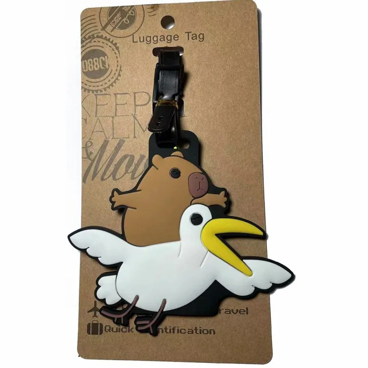Gift%20Cartoon%20Capybara%20Travel%20Luggage%20Tag%20Name%20Address%20Tel%20Hanging%20Sign%20Board%20Suitcase%20Label%20Creative%20Design%20Soft%20Silicone%20Baggage%20Tags%20Unisex%20-%20Image%203