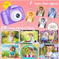 X2 children's high-definition digital mini SLR small for video games, large head sticker, high pixel camera.