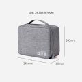 Travel Digital Storage Bag Portable Electronic Accessories Cable Organizer Bag Power Charger Pouch Zipper Box Case USB Cable Bag.
