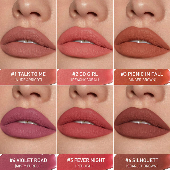 STAGENIUS%20Travel%20Size%20Soul%20Matte%20Lipstick%20Cream%20Super%20Soft%20Not%20Dry%20Makeup%20Lip%20Stick%20Popular%206%20Colors%20Lip%20Cosmetics%20-%20Image%202