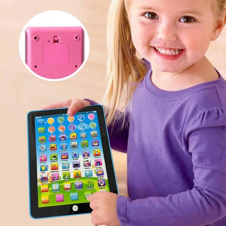 Learning Tablet For Kids Bilingual Dial Reading Machine Early Education Intelligence Toy for Teaching Alphabet, Numbers, Spell Luhuai CVC