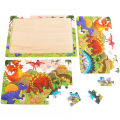 4 Style Jurassic Dinosaur Puzzle Wooden Preschool Kid Baby Jigsaw Puzzles Cartoon Learning Educational Christma Toy for Children. 