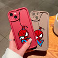 Hontinga for Xiaomi 11i Poco X4 NFC Back Cover Cute Spider-Man Pattern Ladder Soft Camera Protection Rubber Phone Case.