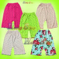 5 Pieces Multi Color Three quarter Pant for Kids by Any colors. 