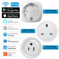16A EU UK WiFi Smart Plug Socket With wer Monitor 10A US Plug SmartLife APP Voice Control Works With Alexa Google Home.