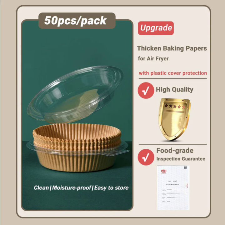 50pcs%20Non-Stick%20Disposable%20Air%20Fryer%20Liners%20Parchment%20Paper%20for%20Baking%20Roasting%20Microwaving%20Oil%20Water%20Proof%20Blister%20Packaging%20-%20Image%203