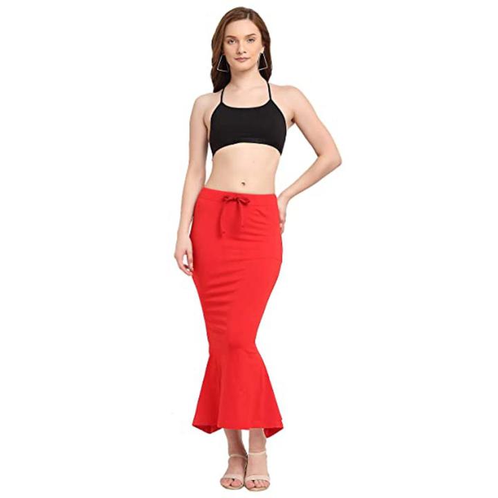 Fish Cut Saree Shapewear Petticoat, Super Stretchy and Breathable, Comfortable Mermaid Fit, Waist 32-48, Hip 32-58, Easy Movement with Side Slit