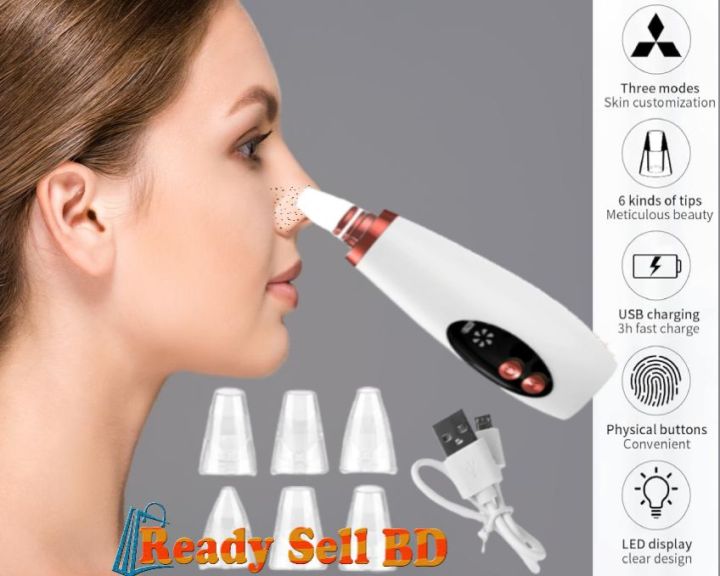 Clean Blackhead Vacuum,Rechargeable Electric Blackhead Removal Tool