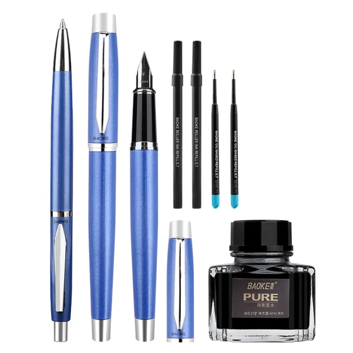Ink)%20fountain%20pen%20+%20roller%20pen%20gift%20set%20(Baoke%20T10%20+%20oil%20pen%20+%204%20ink%20refill%20+%20pure%20-%20Image%206