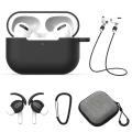 5 in 1 Bluetooth-compatible Headset Protective Case for Apple Airpods Pro Wireless Earphone Headphones Cover Accessories Kit. 