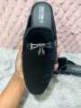 MARVEL FASHIONS NEW Fashionable Velvet Half Shoe For Men Black.