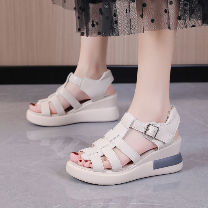 Cut-out%20buckle%20sandals%20women's%20outerwear%202022%20summer%20new%20open%20toe%20casual%20vintage%20flat%20roman%20shoes%20sandals%20wholesale%20-%20Image%202