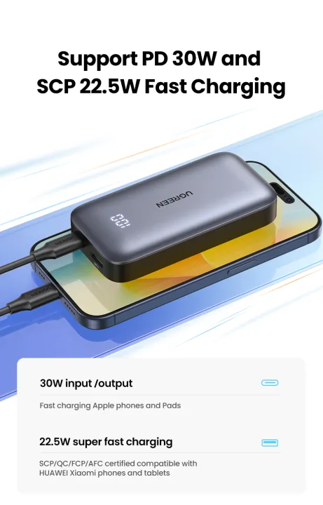 UGREEN%20PB502%20(25185)%2030W%2010000mAh%20Fast%20Charging%20Power%20Bank%20-%20UGREEN%2010000mAh%20Two-way%20Fast%20Charging%20Power%20Bank%20-%2030W%20Highspeed%20Recharge%20-%20Connector%20type:%20USB%20Type-C,%20USB%20Type-A%20-%20Wide%20Compatibility%20-%20Image%205
