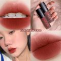 HAI LUN LI REN Velvet Matte Lip Tint Long-lasting Waterproof Silky Texture Lip Stick Red Brown Liquid Lipstick Lip Makeup Cosmetics. 