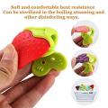 1pcs Multicolor Fruit Shaped Silicone Baby Teether Non-toxic Safety Soft Teether for Baby Teething Relief Toddlers Baby Teething Toy Gift. 