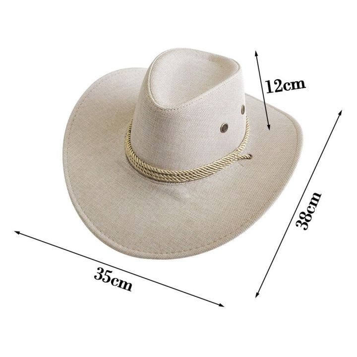 %E3%80%90Support-Cod%E3%80%91%202023%20New%20Linen%20Men%20Summer%20Sun%20Hats%20Solid%20Cool%20Western%20Cowboy%20Hat%20Outdoor%20Wide%20Brim%20Hat%20Male%20Riding%20Caps%20for%20Sun%20Protection%20-%20Image%206