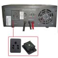 1ps- Inverter Output Socket 6A 250V (35mm x 32mm) Black for Inverter, IPS ,UPS. 