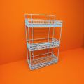 3, 2 Layer Wall Hanging Rack square shape for kitchen.
