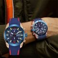 MEGIR brand fashion business sports waterproof automatic date quartz men's watch. 