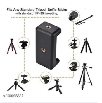 Phone Clip Bracket Holder Mount Tripod Monopod Stand For IPhone Smartphone Selfie Holder Universal