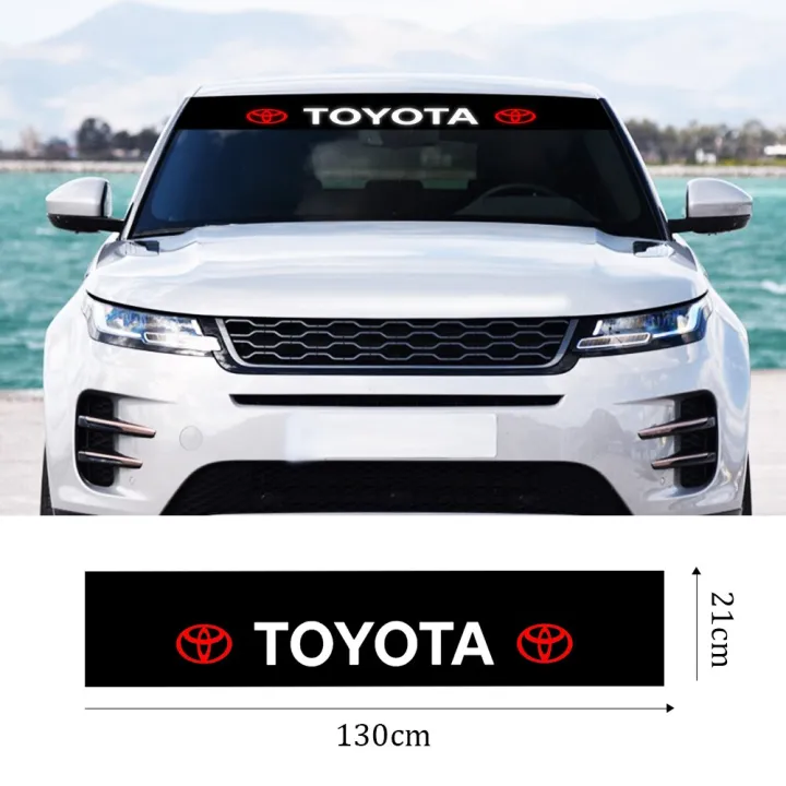 Car%20Logo%20Front%20Rear%20Windshield%20Sticker%20Sunshade%20Banner%20Decal%20Exterior%20Accessories%20For%20Toyota%20-%20Image%203
