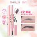 PINKFLASH Automatic Eyebrow Pencil Waterproof Long-lasting High Pigmented Easy to Blend Soft Cruelty-free Eye Brow Pen Makeup. 