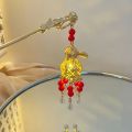 Retro Chinese Style Tassel Hair Clip For Women Hair Stick Pins Flower Handmade Hairpins Charm Jewelry Accessories Hair Ornaments. 
