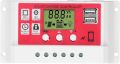 Efficient 10A Solar Charge Controller 120W - Equipped with LCD Display and MCU Control - Suitable for 12V 10A Solar Systems. 