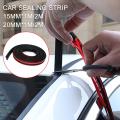 15mm x 1M Car Sealing Strip Windshield Rubber Seal Strip Noise Insulation Car Styling. 
