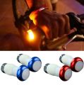 2pcs Bike Bicycle Handlebar Caps LED Handle Bar End Plugs Light Safety Lamp. 