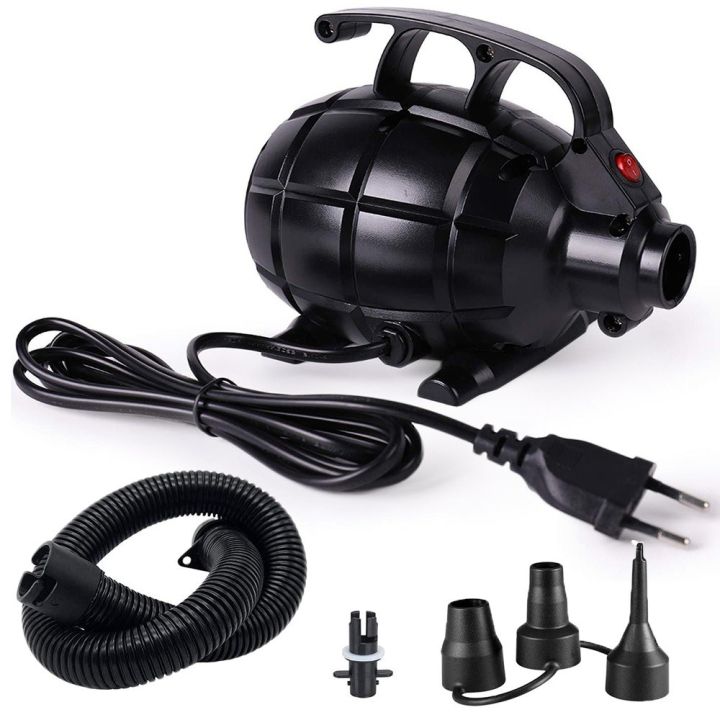 220V 600W Air Compressor Electric Air Tumbling Track Gym Pump Gymnastics Mats Pump Electric Air Pump - black