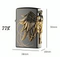 New 3D Zippo Style Gas Lighter.