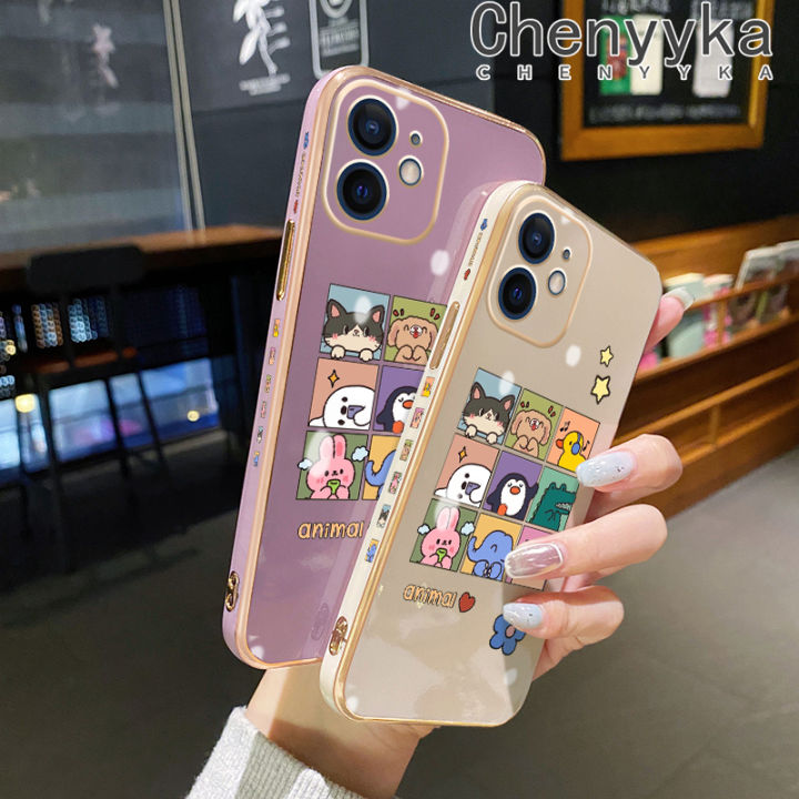 Chenyyka%20Case%20For%20Samsung%20galaxy%20A51%204G%20A51%205G%20A51%205G%20UW%20M40s%20Case%20Cartoon%20Cute%20Animal%20Pattern%20New%20Design%20Luxury%20Plating%20Phone%20Cases%20Side%20Edge%20Pattern%20Shockproof%20Soft%20Case%20Full%20Cover%20Camera%20Protection%20Case%20-%20Image%203
