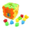 Kids Child Plastic Cube Shape Puzzle Building Blocks Matching Game Baby Developmental toy.