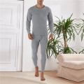 Winter Thermal Underwear Set Men Warm Thick Fleece Long Johns Tops Man Thermal T Shirts Bottom Pants Suit Thermos Pajamas Set. 
