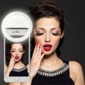 Rechargeable Selfie Ring Light For Selfie Lovers - Photography Tiktok Tik Tok Bigo Live  Facebook Live Youtuber Video Editing Video Enhance Light Musicaly Selfie Camera Selfie Light Selfie Ring Light Mobile Light For Selfie - Ring Light. 
