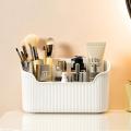 Matte Cosmetic Organizer Bathroom Bedroom Desktop Storage Box for Make Up Lipstick Perfume Skincare Cosmetic Tray Case Box.