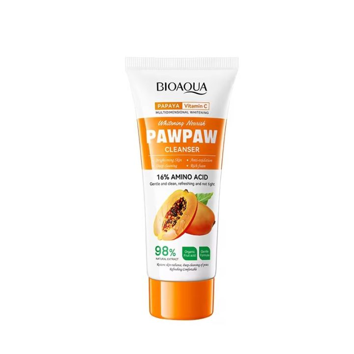 BIOAQUA papaya Vitamin C Whitning & Nourish PAWPAW Face Cleanser- 100g