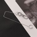 Popular Punk Unique Earrings Lip Chain/ Personalized Nose Chain/ One-Piece No Piercing Earrings Lip Ring.