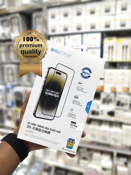 KUZOOM%20Screen%20Protector%20For%20iPhone%2016/16%20Plus/16%20Pro/16%20Pro%20Max%20Screen%20Protector%20KUZOOM%20Tempered%20Glass%20For%20iPhone%20-%20Image%202
