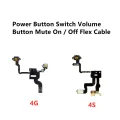 On / Off Flex Cable For IPhone 4S 4 4G Power Button Switch Volume Button Mute Ribbon Cable. 