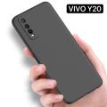 For vivo y20 / y12s / y20I / y20g liquid silicone soft gel rubber shockproof cover Mobile Case.