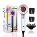 Professional Lonic Hair Dryer 2000W Fast Drying Hot Air Brush Cold Air Wind Hammer Blower Concentrator Nozzle for Home Travel. 